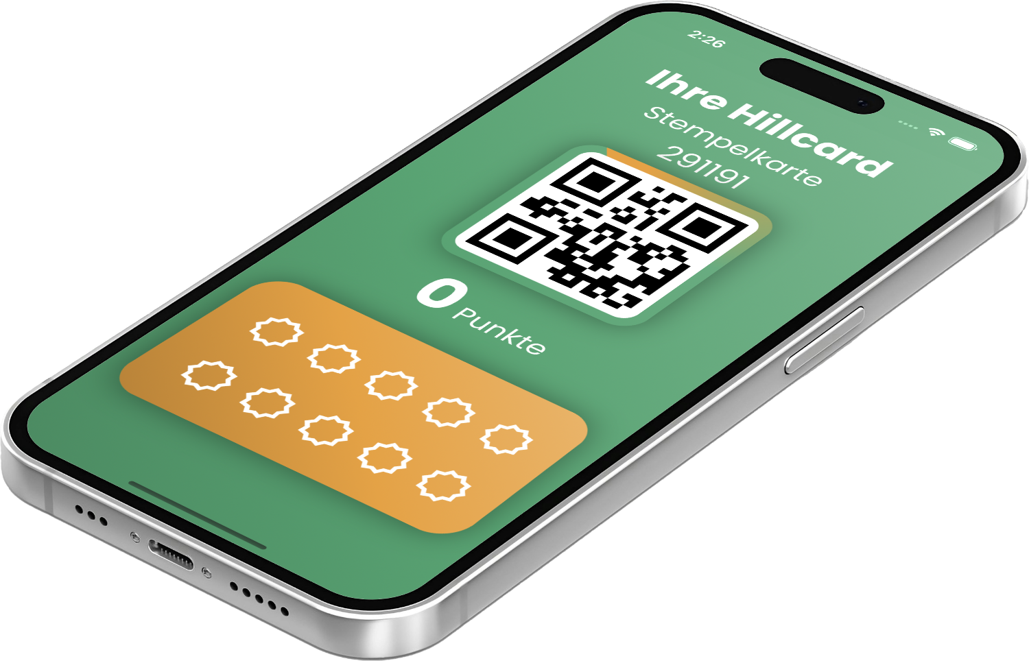 Beispielstempelkarte