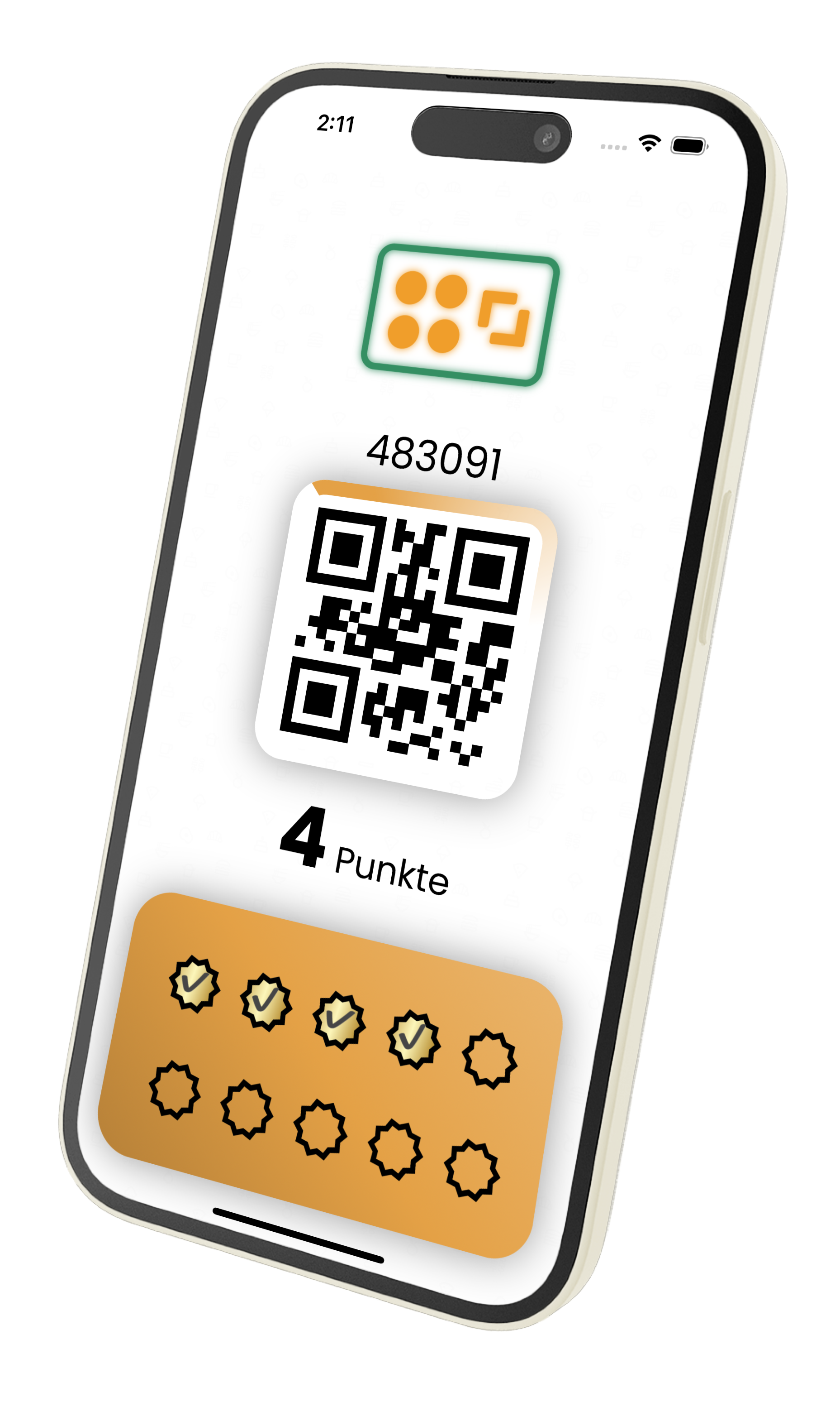 Beispielbild Stempelkarte